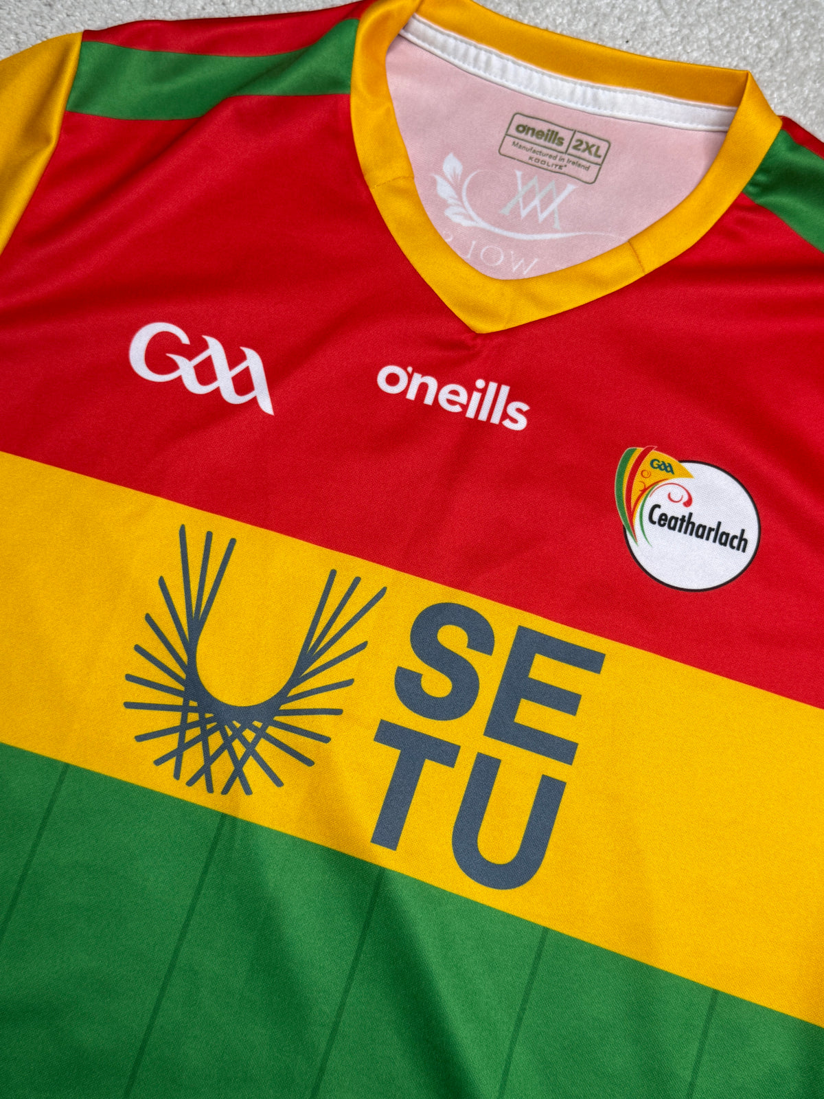 Carlow GAA Jersey - O'Neills GAA and hurling jersey - Jersey King - view 4