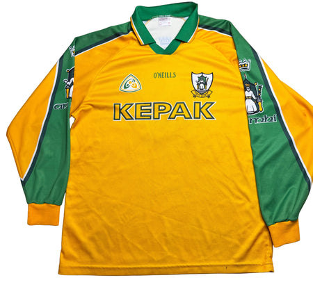 Rare Long Sleeve 2001/2002 Meath GAA Jersey Player Issue Number 18 - O'Neills GAA and hurling jersey - Jersey King