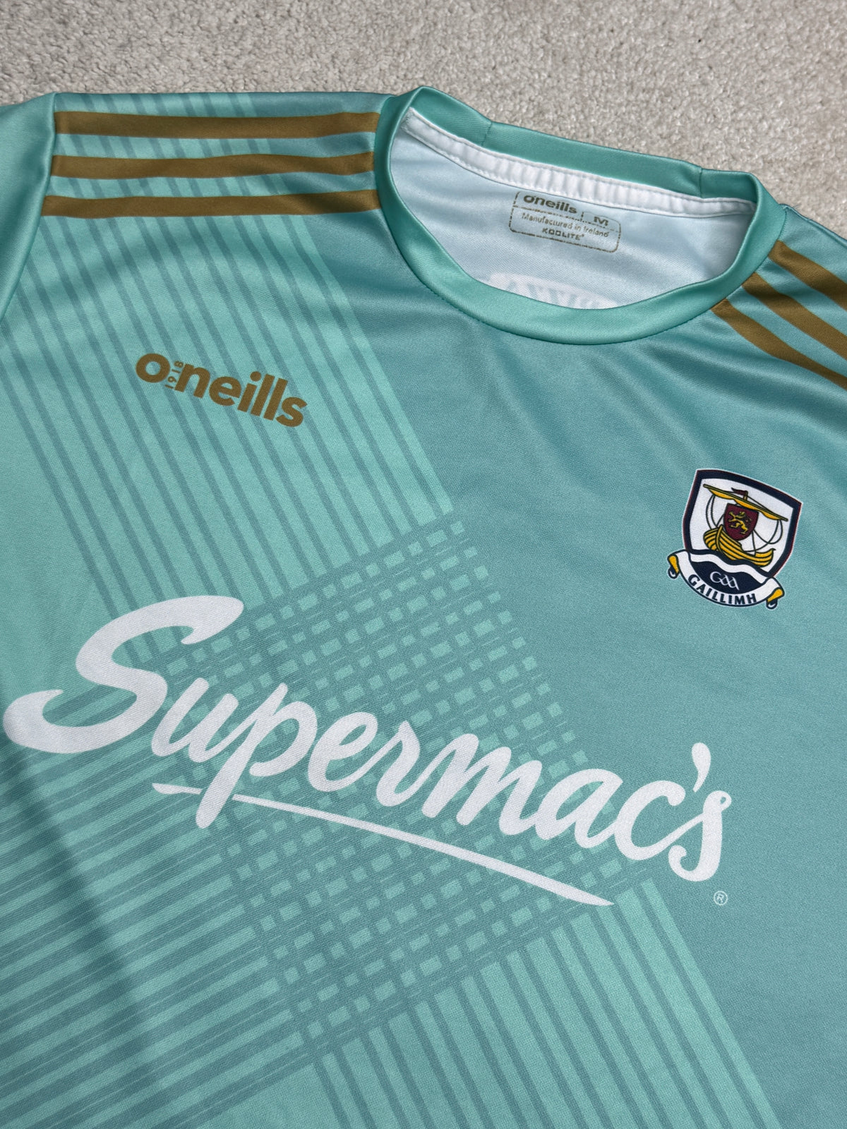 Galway GAA Training Jersey - O'Neills GAA and hurling jersey - Jersey King - view 4