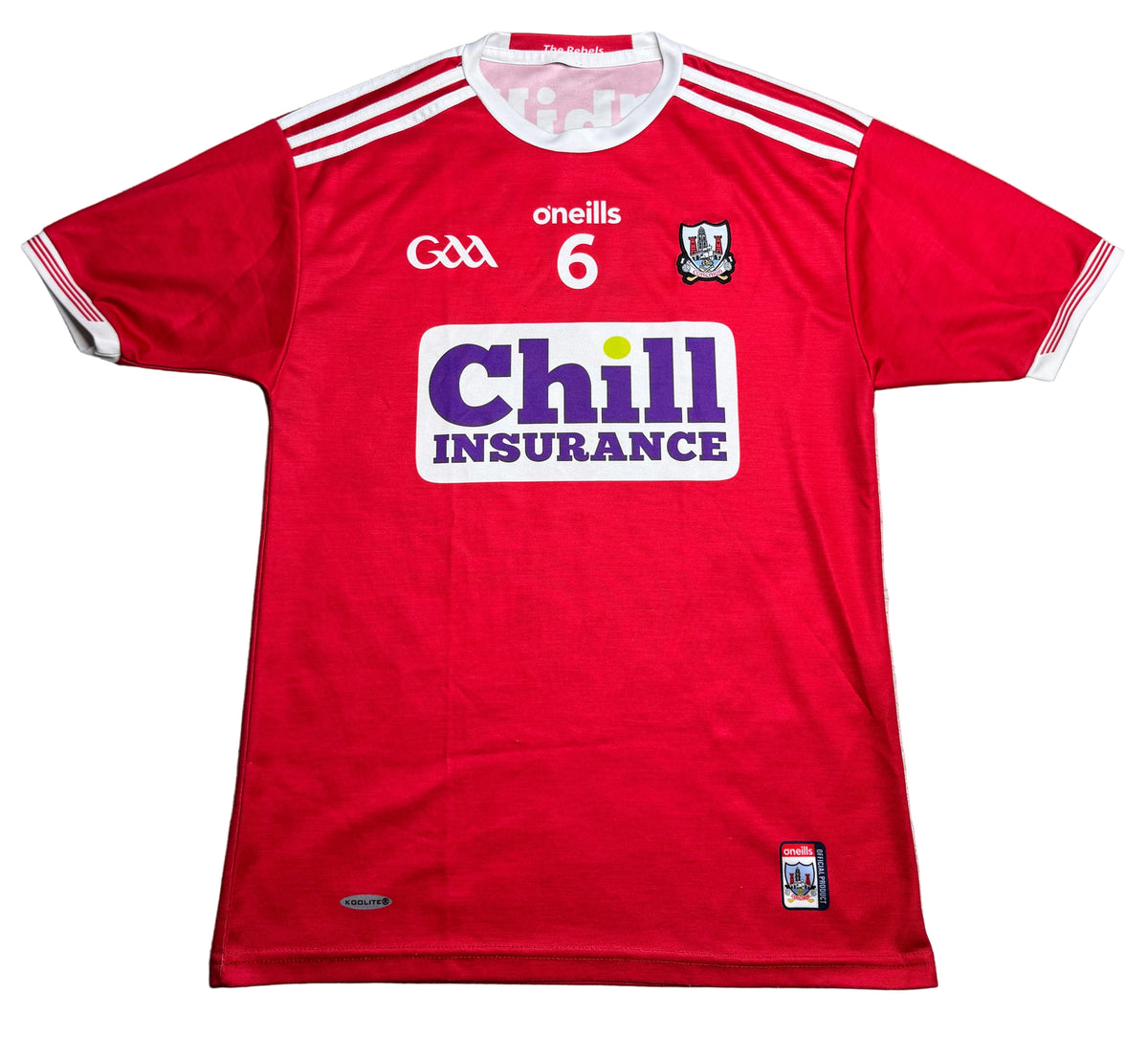 2019 Cork Tight Fit GAA Jersey Number 6 - O'Neills GAA and hurling jersey - Jersey King