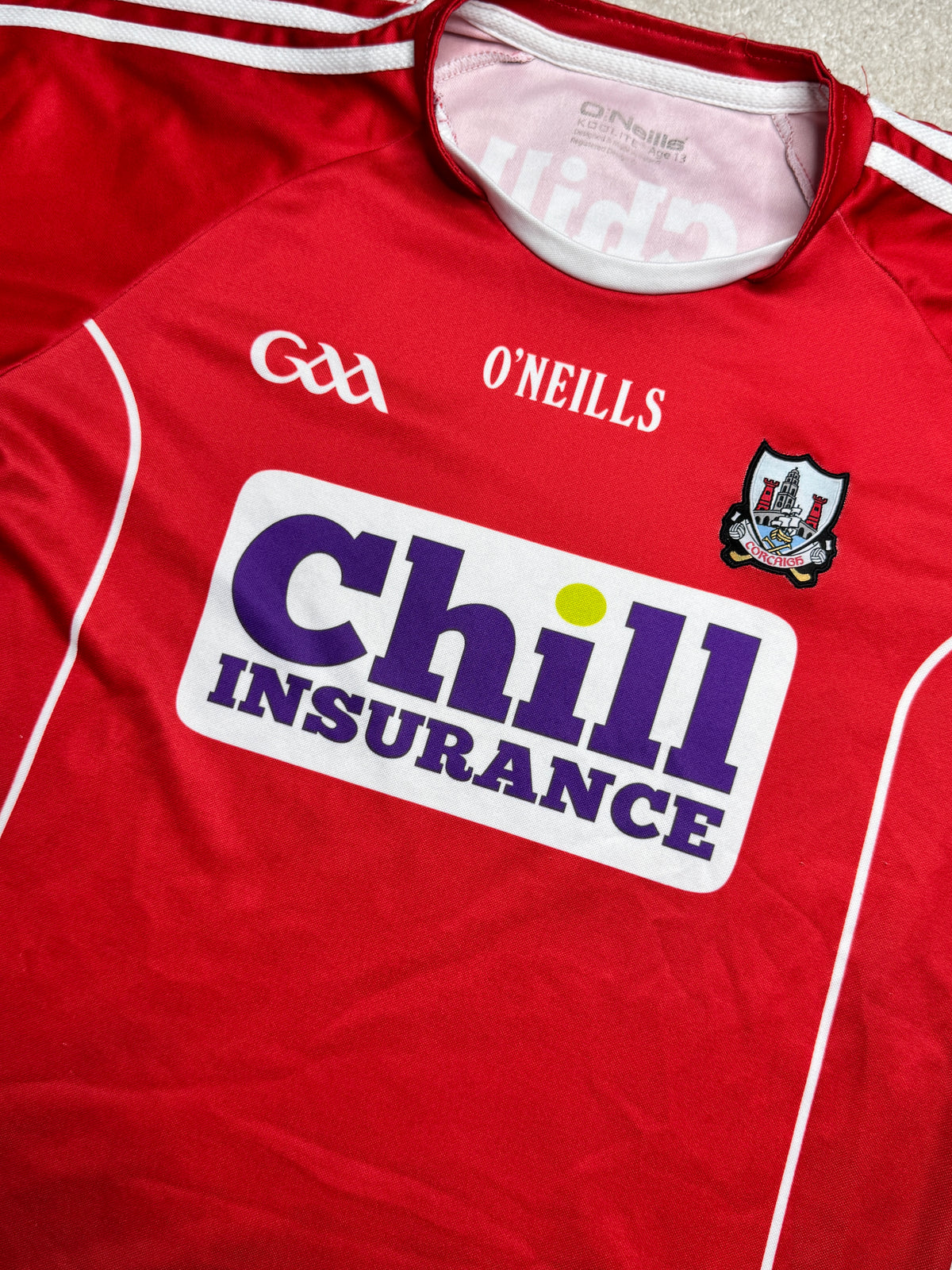2016 Cork GAA Jersey - O'Neills GAA and hurling jersey - Jersey King - view 4