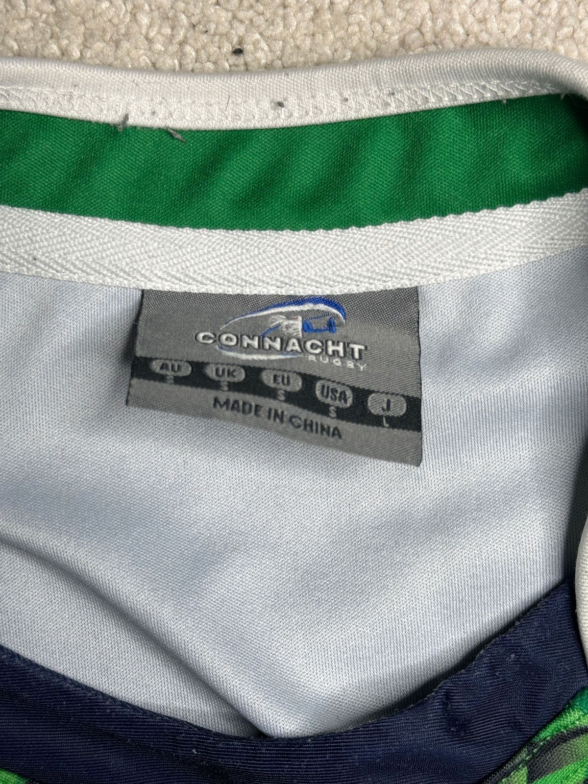 2015/2016 Connacht Rugby Jersey - BLK rugby jersey - Jersey King - view 3