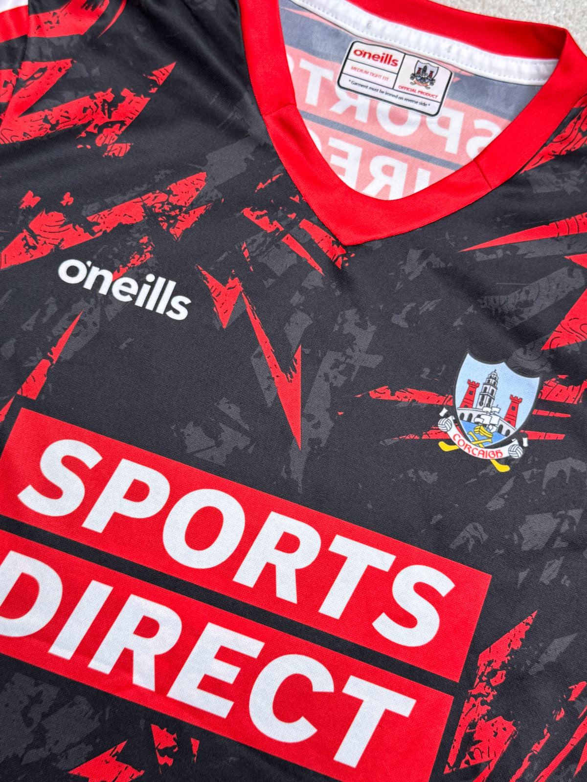 Cork GAA Training Tight Fit Jersey - O'Neills GAA and hurling jersey - Jersey King - view 4
