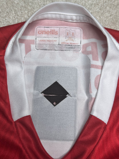 2021 Matchworn Cork GAA Tight Fit Jersey with GPS Pouch Number 34 - O'Neills GAA and hurling jersey - Jersey King - view 3