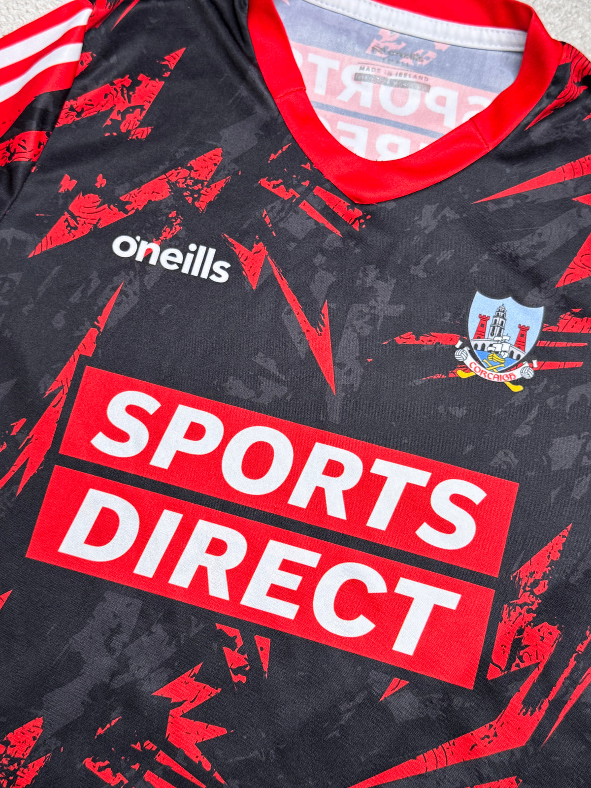 Cork GAA Training Jersey - O'Neills GAA and hurling jersey - Jersey King - view 4
