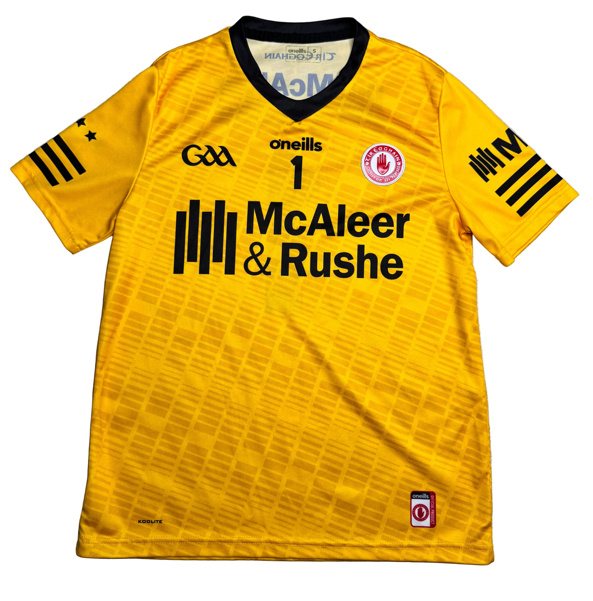 2023 Tyrone GAA Alternate Jersey Number 1 - O'Neills GAA and hurling jersey - Jersey King
