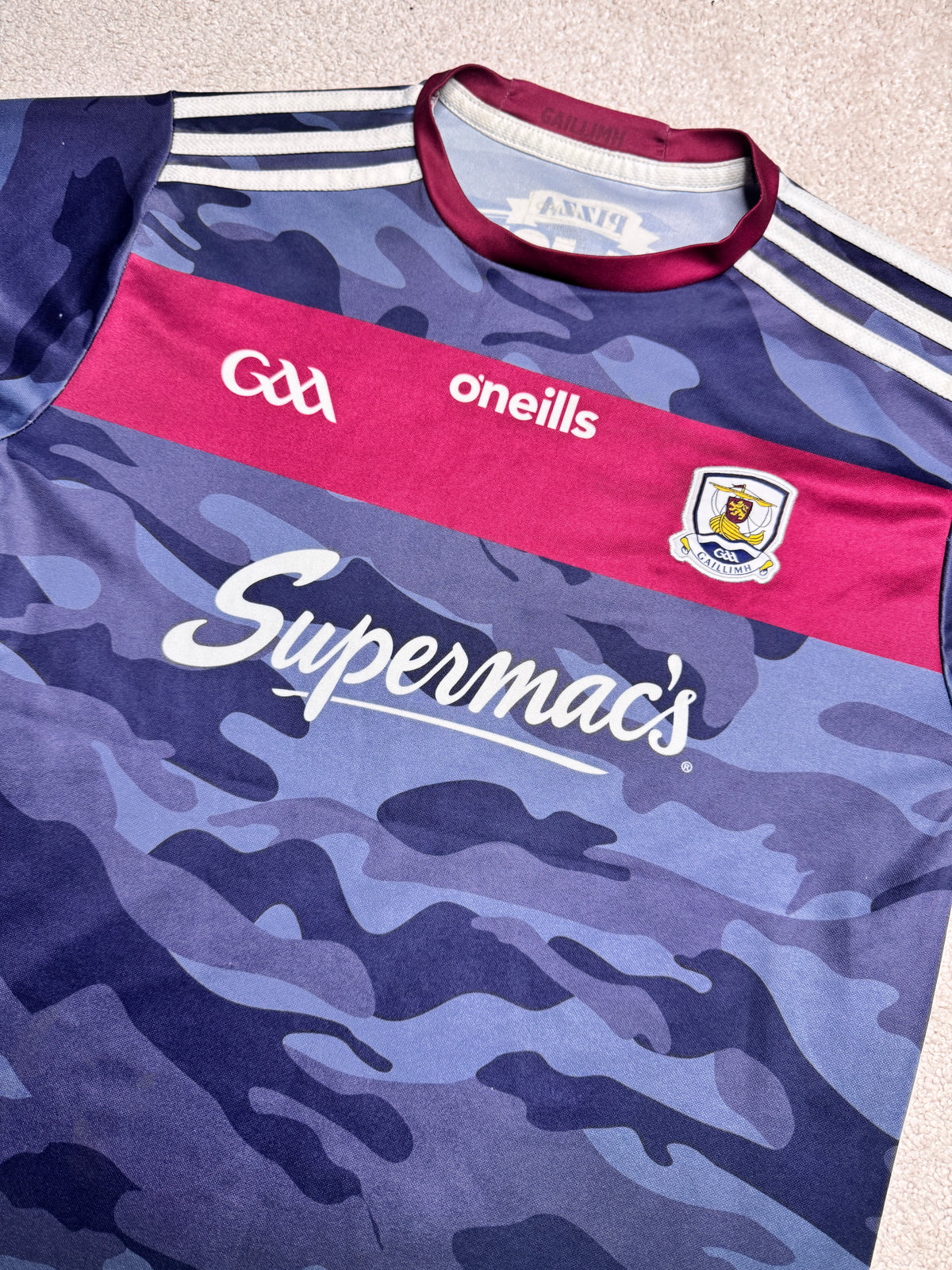 2018 Galway GAA Away Jersey - O'Neills GAA and hurling jersey - Jersey King - view 4