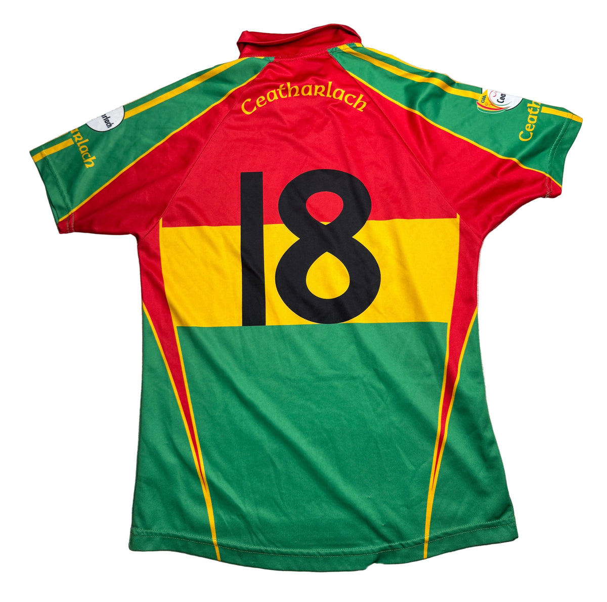 2009/2011 Carlow GAA Player Fit Home Jersey Number 18 - O'Neills GAA and hurling jersey - Jersey King - view 2