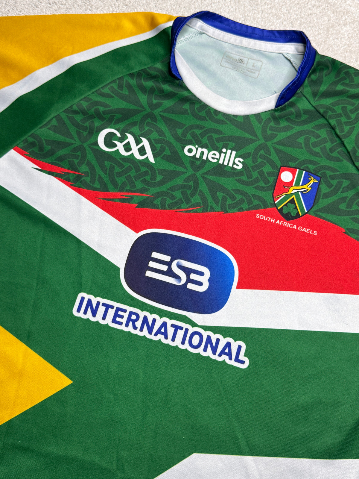 2016 South Africa Gaels GAA Jersey - O'Neills GAA and hurling jersey - Jersey King - view 4
