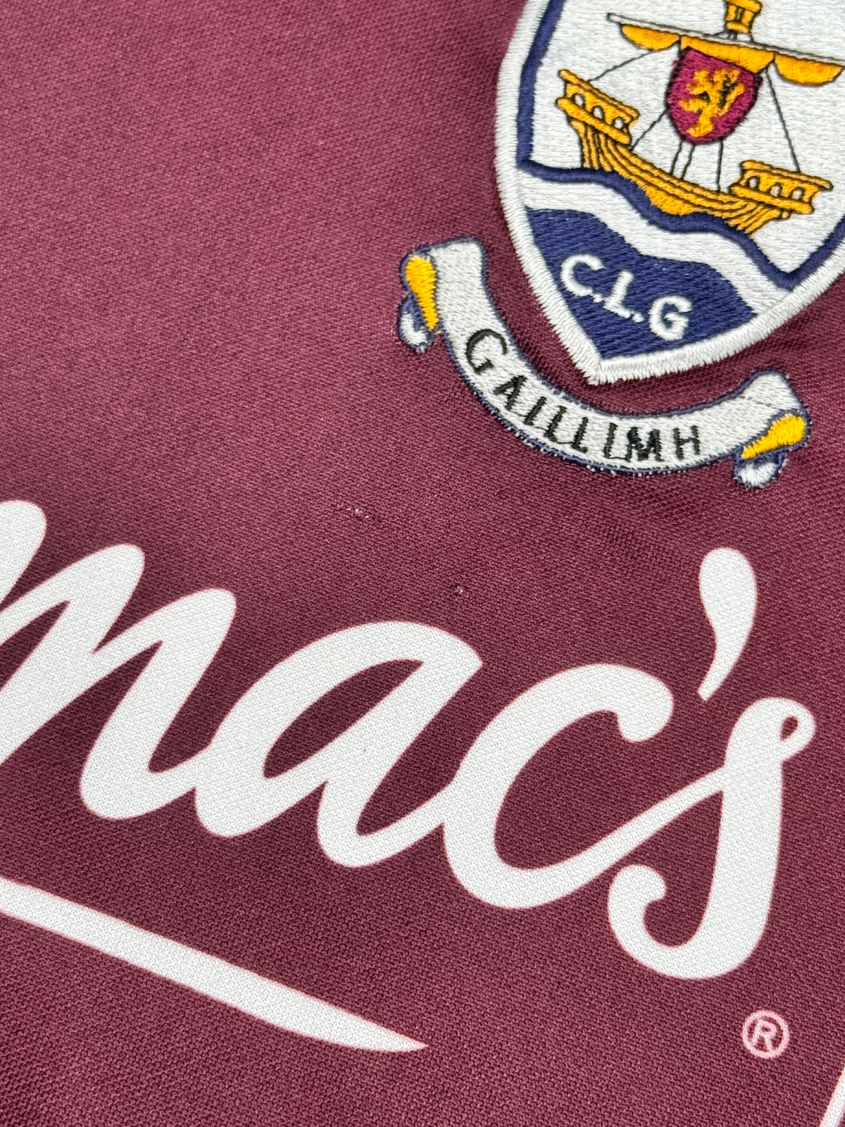 2010/2011 Galway GAA Tight Fit Hurling Jersey - O'Neills GAA and hurling jersey - Jersey King - view 5