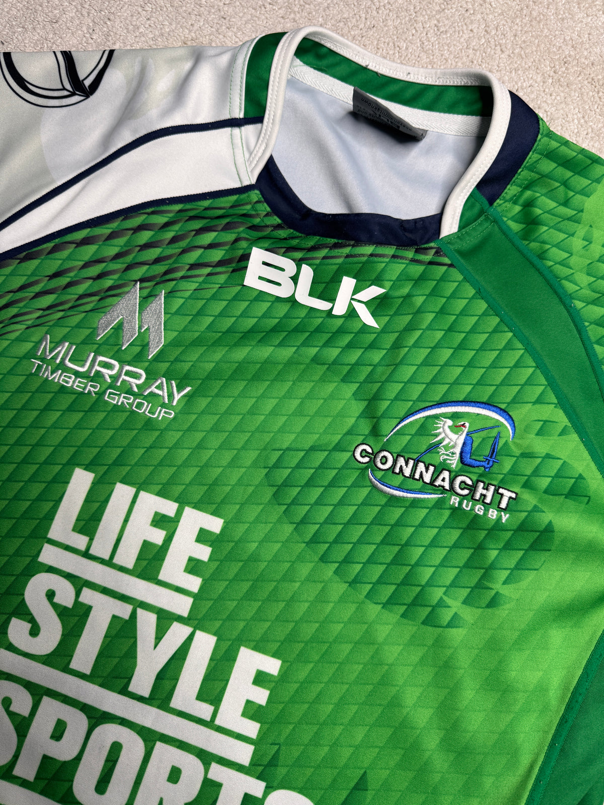 2015/2016 Connacht Rugby Jersey - BLK rugby jersey - Jersey King - view 4