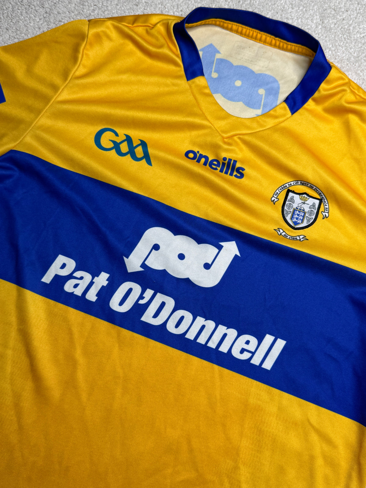2021/2022 Clare GAA Jersey - O'Neills GAA and hurling jersey - Jersey King - view 4