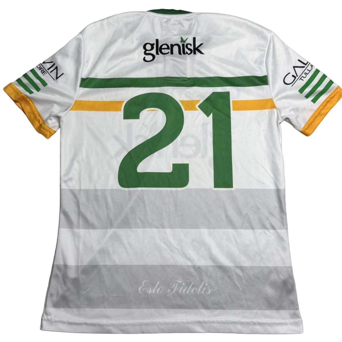 Offaly GAA Alternative Tight Fit Jersey Number 21 GPS Pouch - O'Neills GAA and hurling jersey - Jersey King - view 2