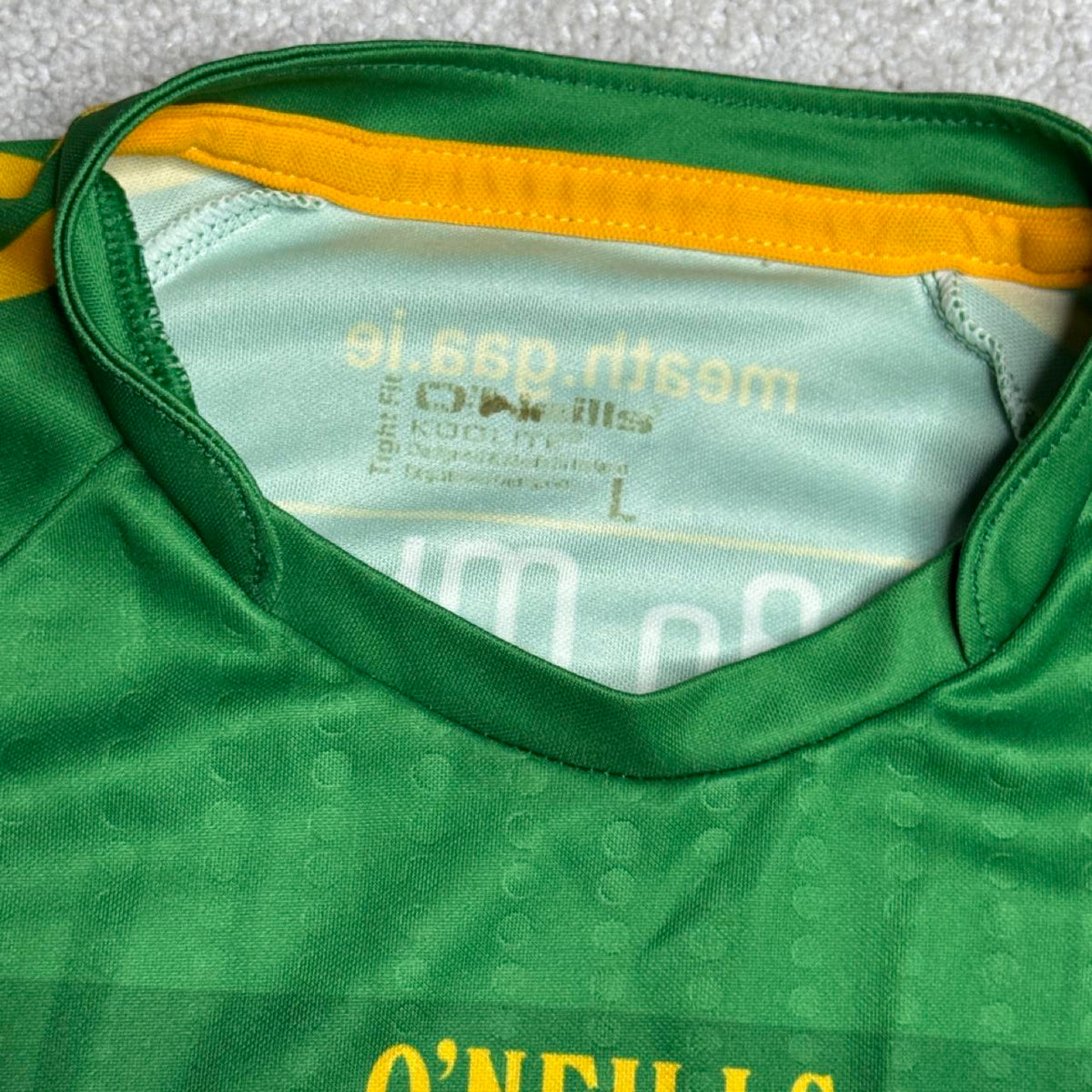 2016/2017 Meath GAA Long Sleeve Home Jersey - O'Neills GAA and hurling jersey - Jersey King - view 3