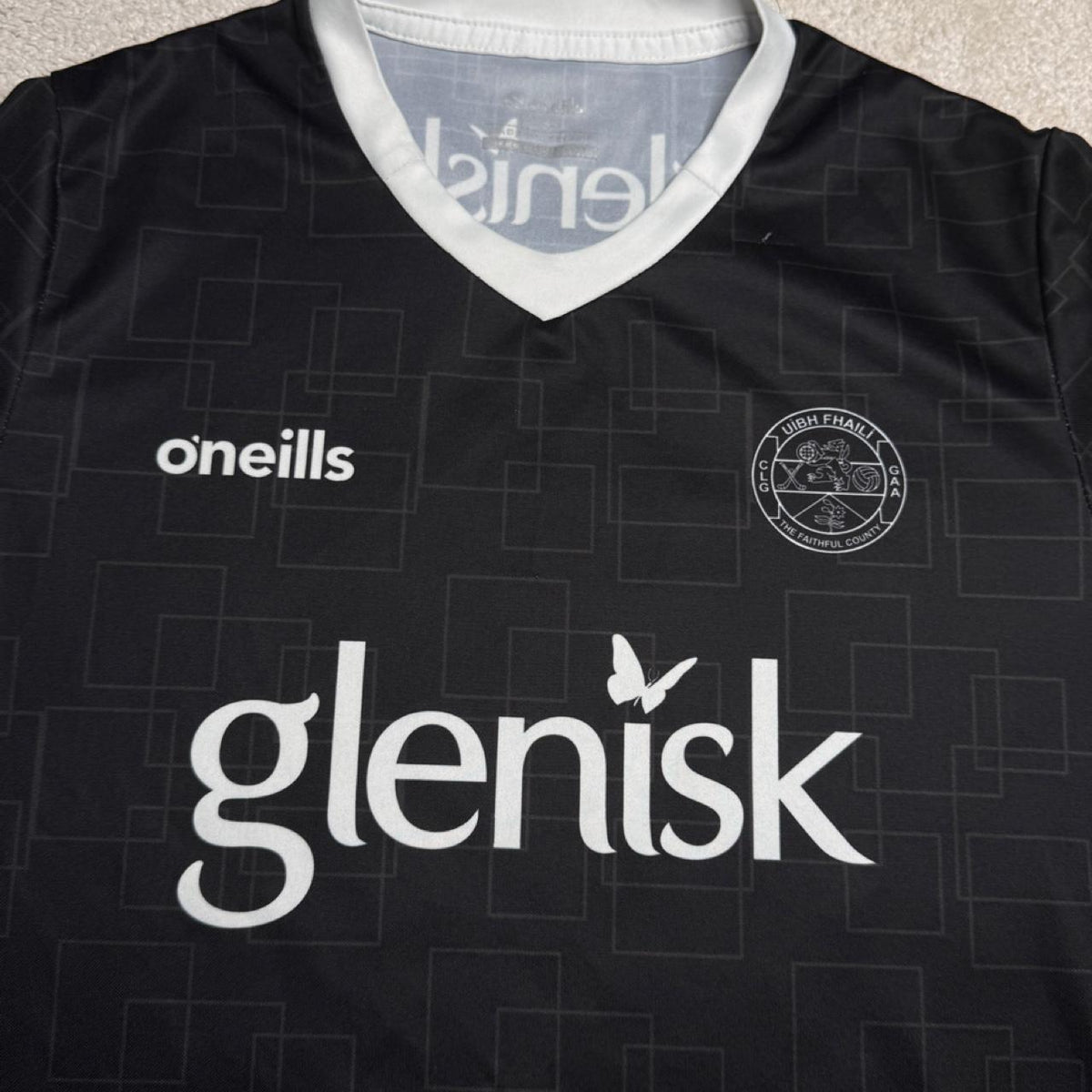 Offaly GAA Black Training Jersey (Size: Small)