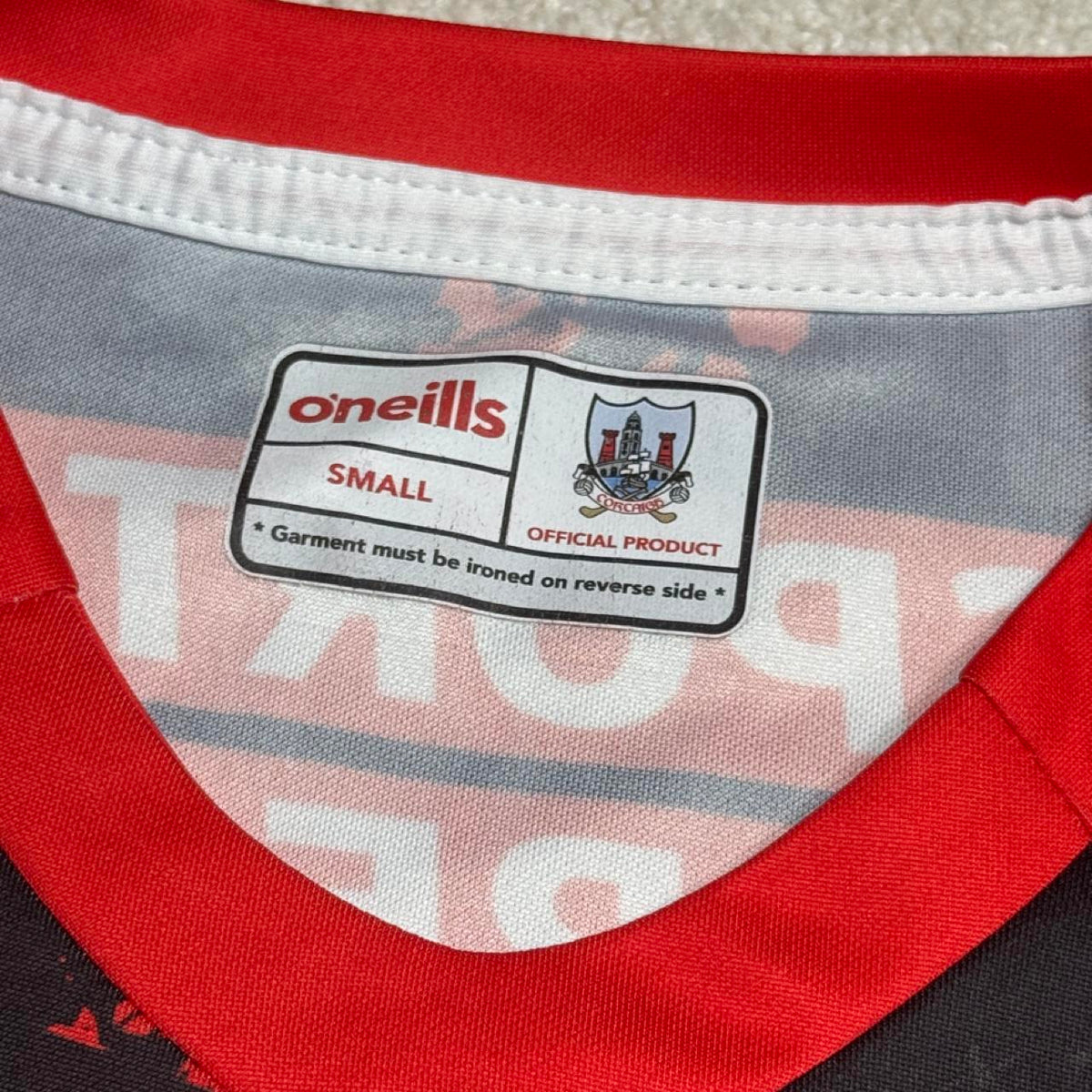 Cork GAA Training Jersey - O'Neills GAA and hurling jersey - Jersey King - view 3