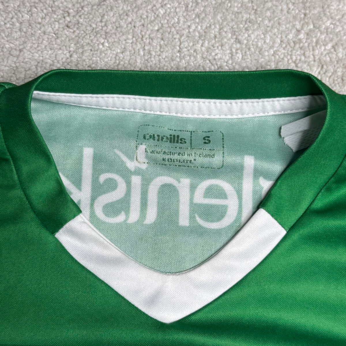 2022 Offaly GAA Jersey Number 11 - O'Neills GAA and hurling jersey - Jersey King - view 3