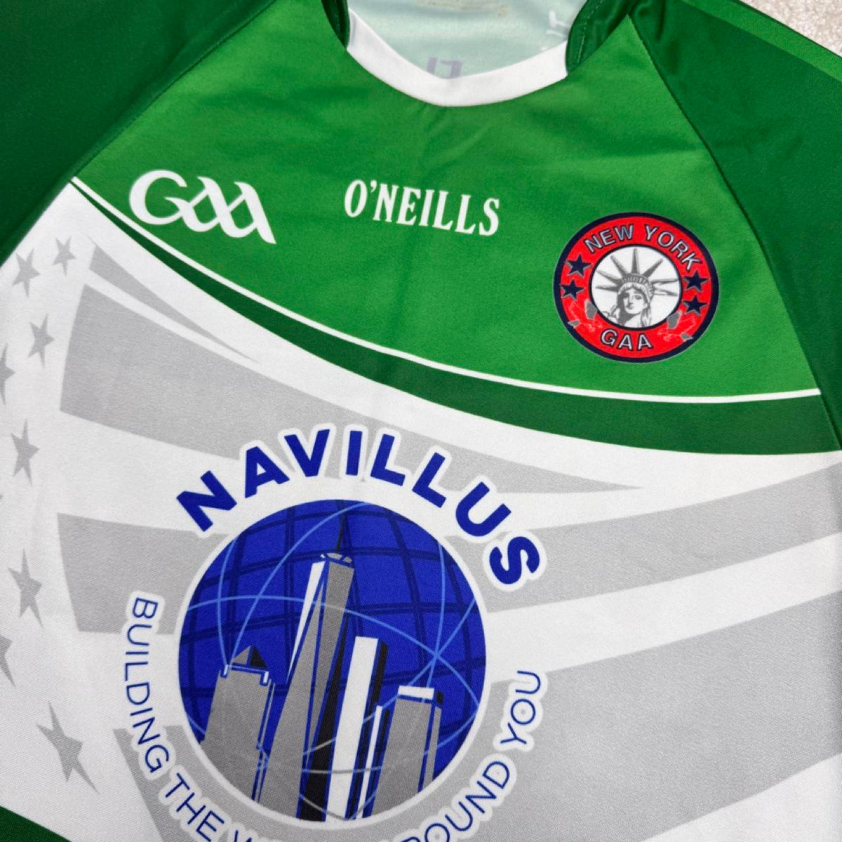 Rare 2017/2019 New York GAA Tight Fit Away Jersey (Size: Small)