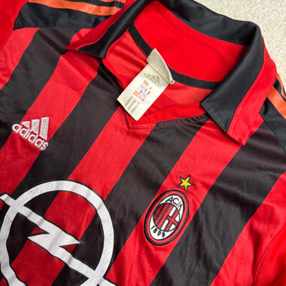 AC Milan 2003/2004 Home Jersey Number 7 - Adidas football jersey - Jersey King - view 3