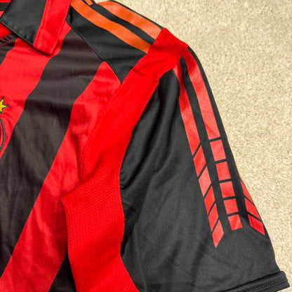 AC Milan 2003/2004 Home Jersey Number 7 (Size: Small)