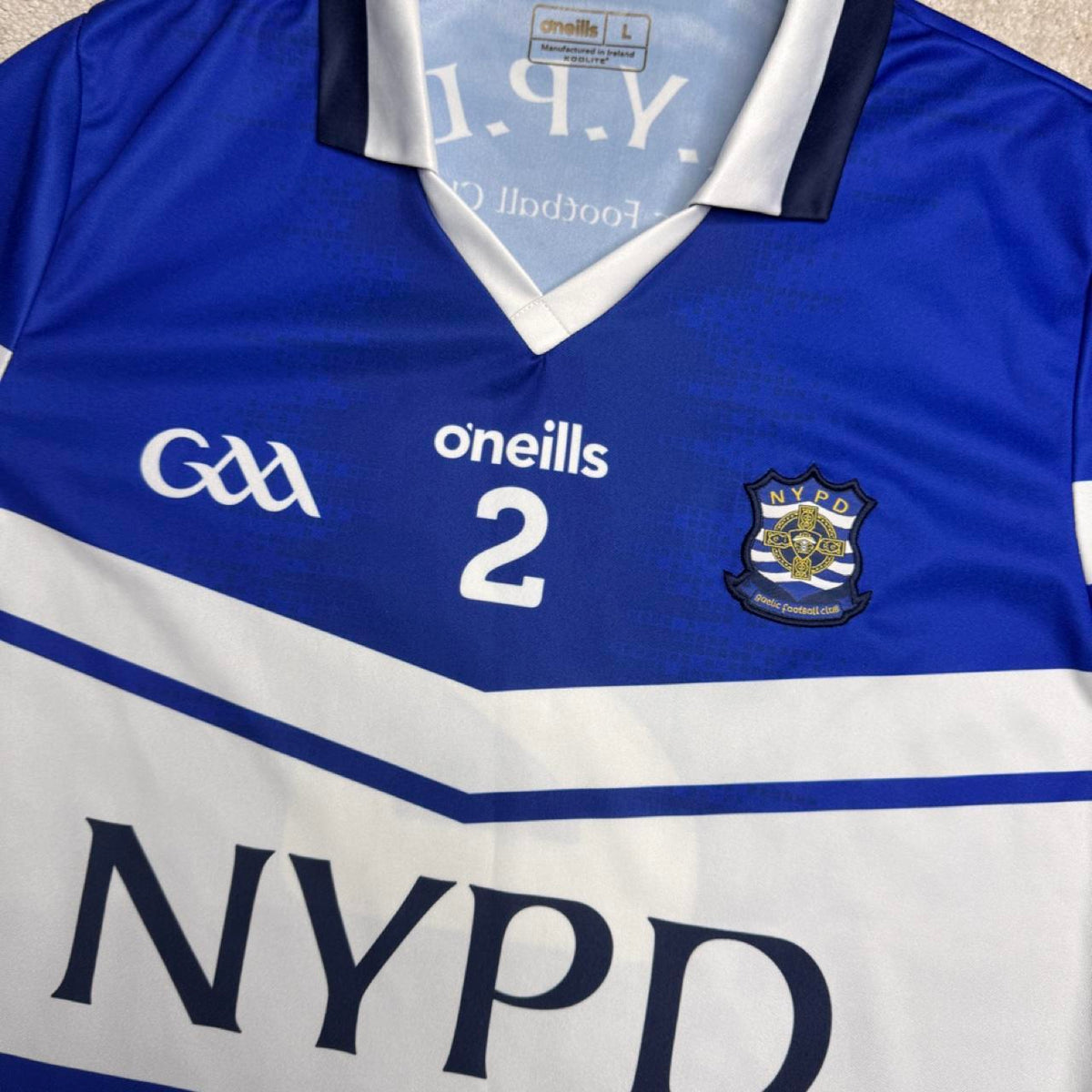 Rare NYPD Gaa Home Jersey (Size: Large)