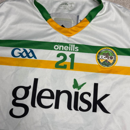 Offaly GAA Alternative Tight Fit Jersey Number 21 GPS Pouch (Size: Large)