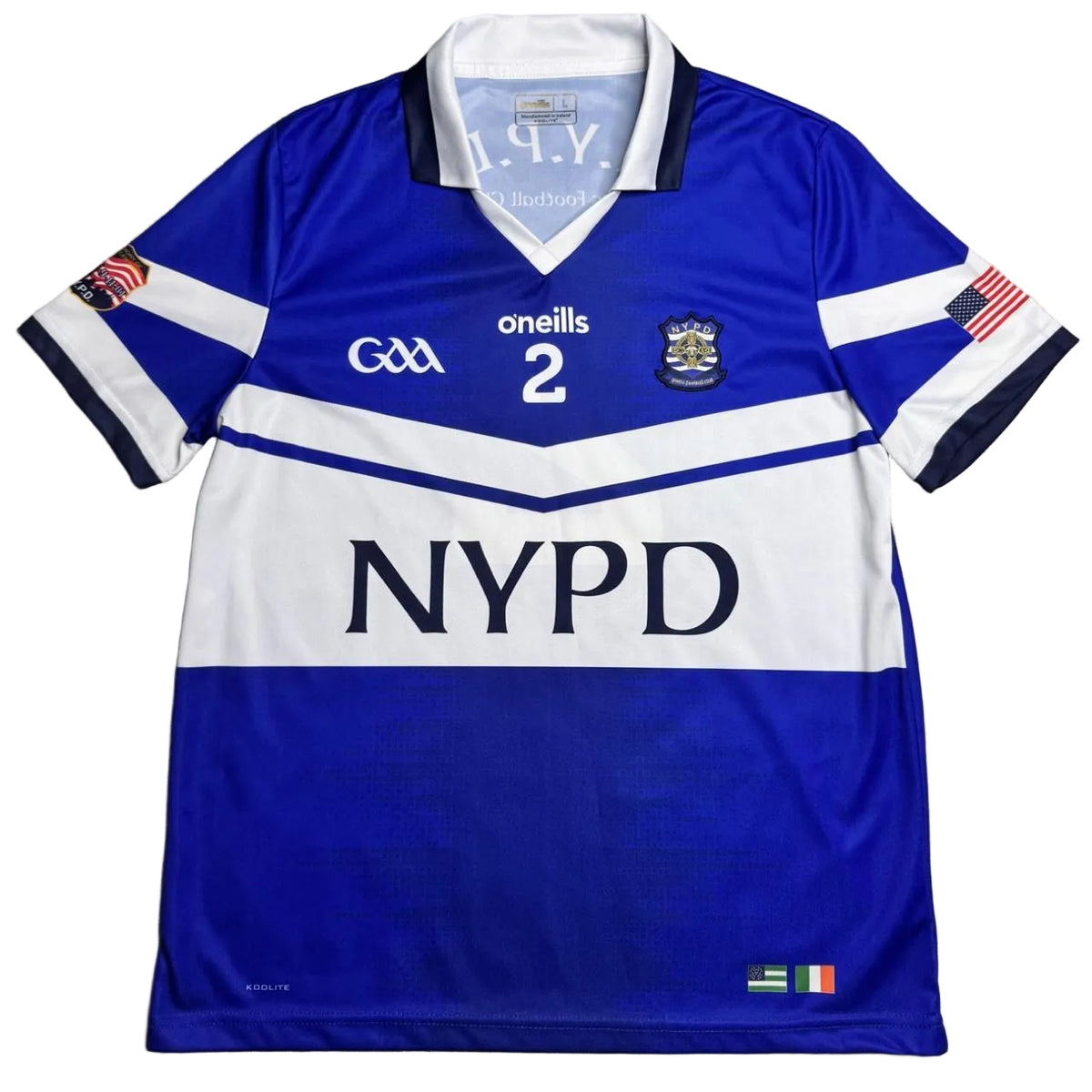 Rare NYPD Gaa Home Jersey - O'Neills GAA and hurling jersey - Jersey King